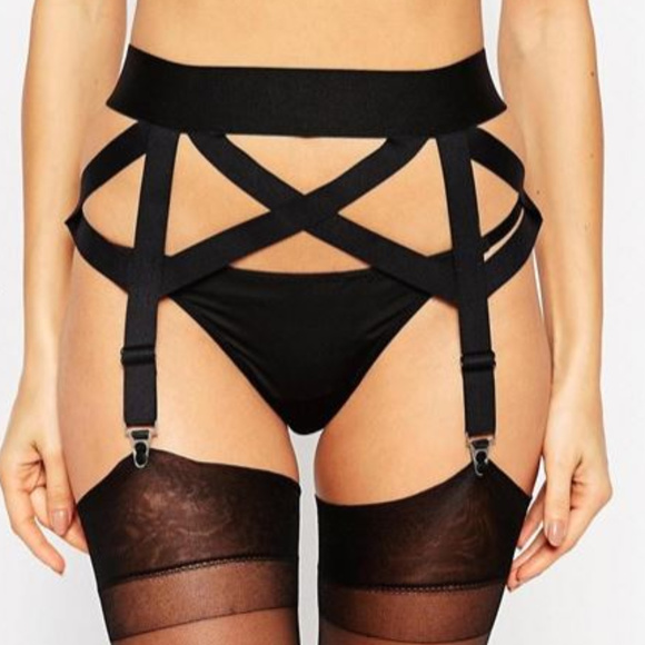 ASOS Other - ASOS Black Extreme Elastic Suspender Garter
